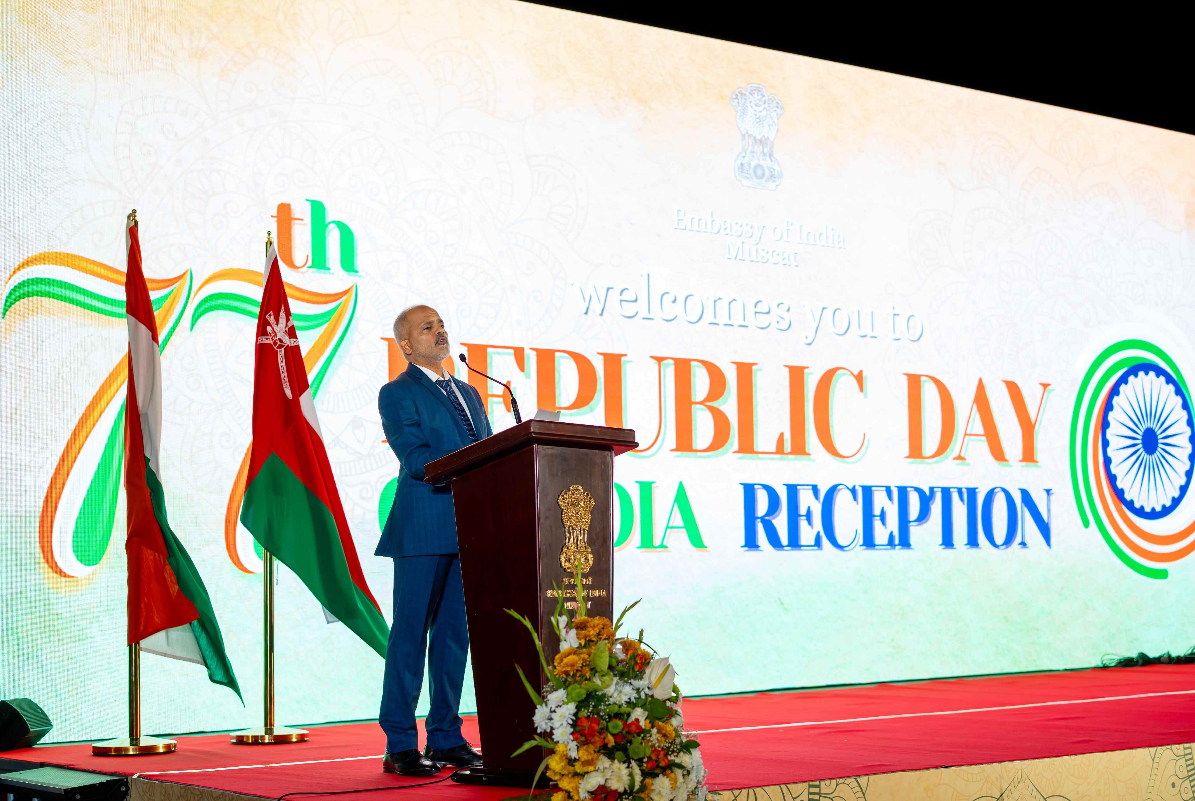 77th Republic Day Reception at Crowne Plaza